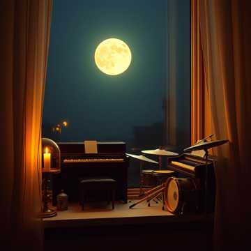 Moon On The Windowsill